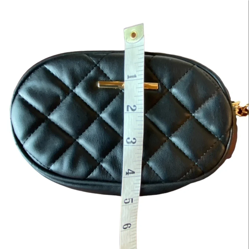 Aldo black quilted